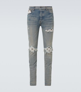 Distressed Skinny Jeans Micro Starburst | Amiri