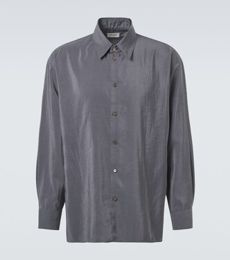 Twisted silk-blend shirt | Lemaire