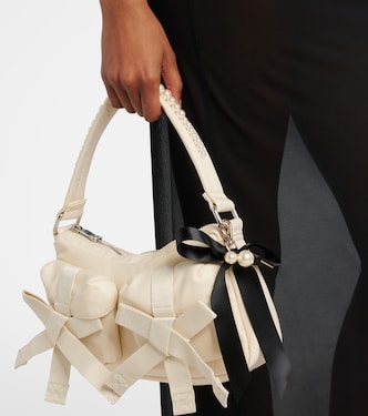 Faux pearl-embellished keychain | Simone Rocha