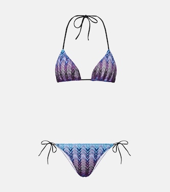 Zigzag lamé bikini | Missoni