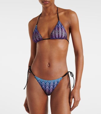 Bikini con lamé a zig-zag | Missoni