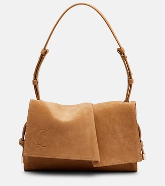 Borsa a spalla Baggy Small in suede | Christian Louboutin