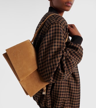 Bolso al hombro Baggy Small de ante | Christian Louboutin
