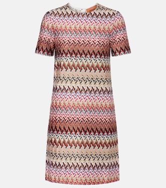Zig Zag lamé minidress | Missoni