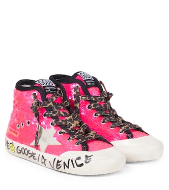 High-Top Sneakers mit Pailletten | Golden Goose Kids