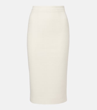 Pencil boucle midi skirt | Roland Mouret