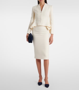 Gonna midi a tubino in bouclé | Roland Mouret