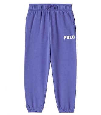 Pantaloni sportivi in misto cotone con logo | Polo Ralph Lauren Kids