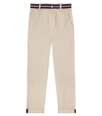 Cotton-blend chinos | Moncler Enfant