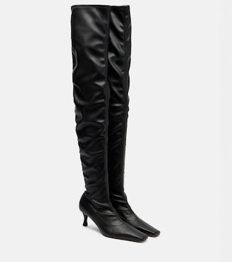 60 leather over-the-knee boots | Proenza Schouler