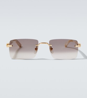 Signature C De Cartier rectangular sunglasses | Cartier Eyewear Collection