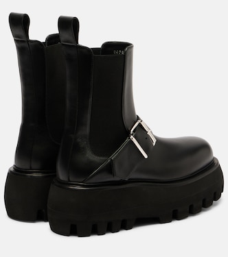 Ankle Boots Sofa Buckle aus Leder | McQueen