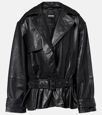 Chaqueta biker de piel | Rotate