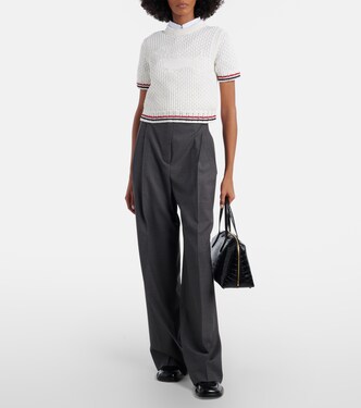 Jacquard cotton sweater | Thom Browne