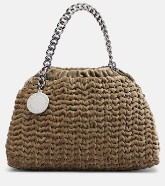 Falabella Small velvet tote bag | Stella McCartney
