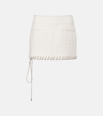 Embellished tweed miniskirt | Area