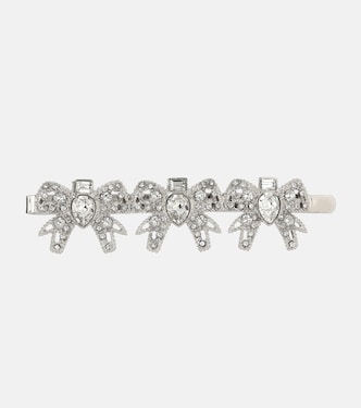 Crystal-embellished barrette | Miu Miu