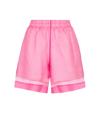 Shorts in organza di seta e cotone | Dries Van Noten