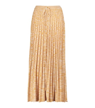 Ribbed-knit midi skirt | Christopher Esber