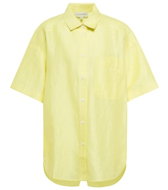 Sparrow linen-blend shirt | Lee Mathews