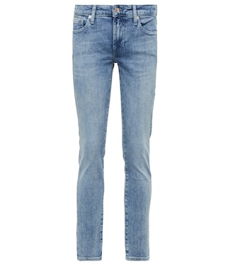 Jeans skinny Pyper Crop de tiro medio | 7 For All Mankind