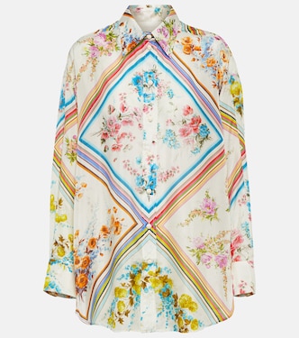 Bedruckte Bluse Halcyon aus Seide | Zimmermann