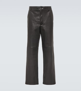 Gerade Hose aus Leder | Prada