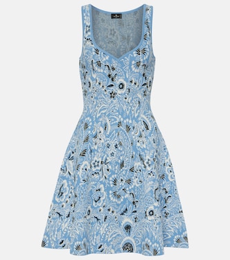 Paisley knitted jacquard minidress | Etro