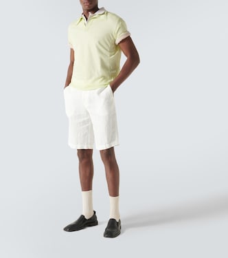 Wool and silk polo sweater | Auralee