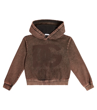 Sudadera con capucha de algodón | Dolce&Gabbana Kids