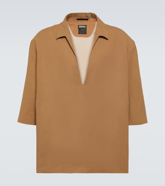 Camicia bowling in lino | Zegna