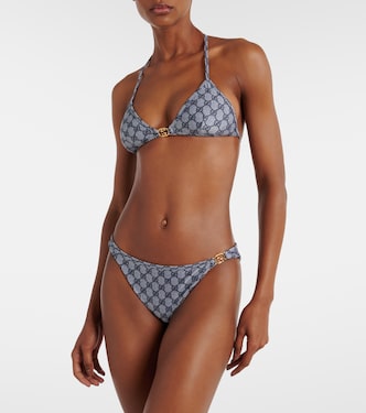 Bikini triangular con GG | Gucci