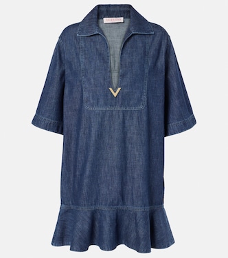 Robe VGold en chambray de coton | Valentino