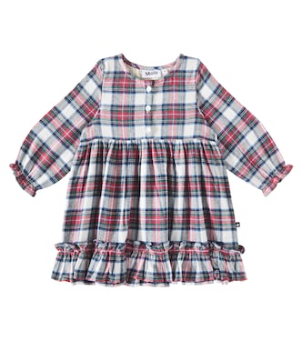 Robe Cele en coton à carreaux | Molo