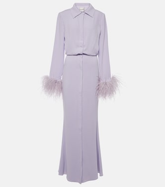 Embellished satin crêpe gown  | Roland Mouret
