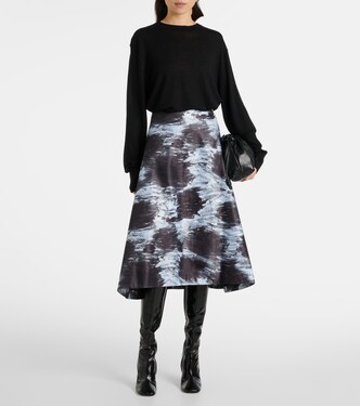 Gonna midi con stampa | Marni