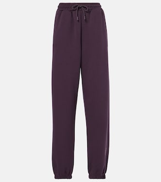Cotton-blend fleece sweatpants | Adidas by Stella McCartney