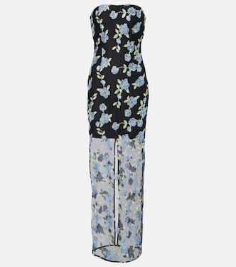 Floral mesh tube dress | Rotate