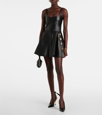Robe en cuir à ornements | Givenchy