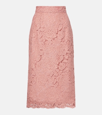 Falda midi de encaje | Dolce&Gabbana