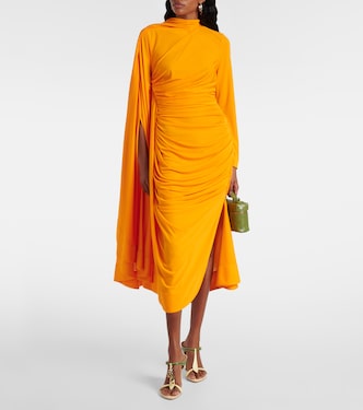 Draped jersey maxi dress | Bottega Veneta