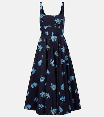 Floral cotton midi dress | Emilia Wickstead