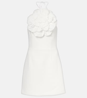 Odetta floral-appliqué halterneck minidress | Rebecca Vallance