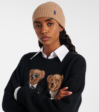 Cable-knit wool and cashmere beanie | Polo Ralph Lauren