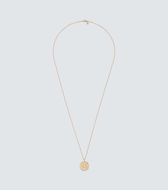 Halskette Evil Eye aus 14kt Gelbgold mit Diamanten | Sydney Evan