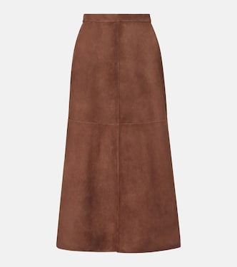 Gonna midi in suede | 'S Max Mara