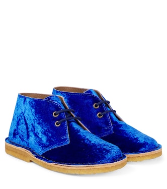 Velvet lace-up boots | PèPè