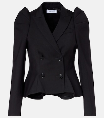 Wool puff-sleeve blazer | McQueen