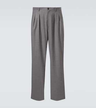 Pantalon ample Corley en laine vierge | The Row