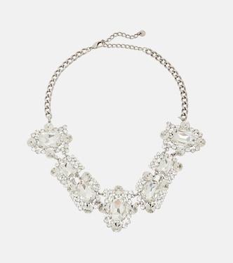 Crystal-embellished necklace | Self-Portrait